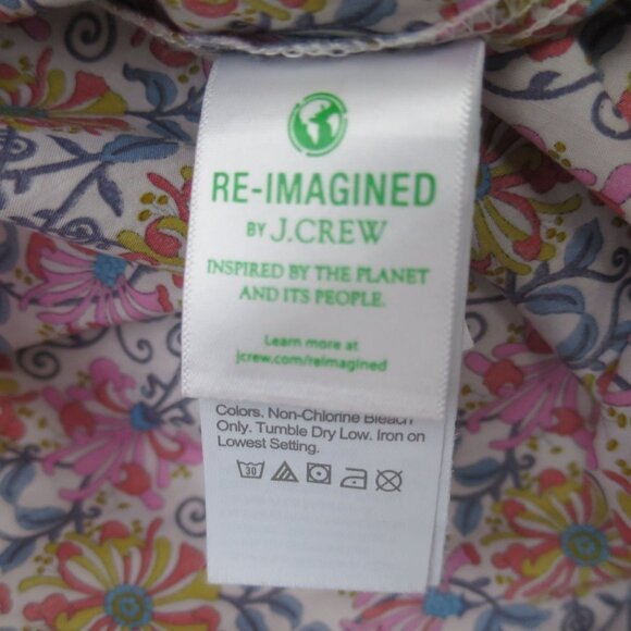 J.Crew x Liberty Honeysuckle Floral Print Blouse Size XXS - Picture 10 of 11
